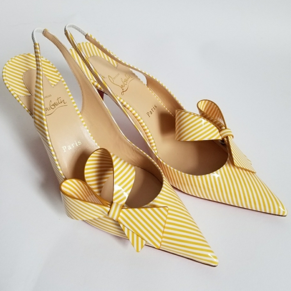 Christian Louboutin Clare Nodo 80 Pat Stripes